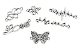 laczniki-do-bransoletek-zawieszki-ozdoby-metal-mix-wzorow-zestaw-mama-6szt