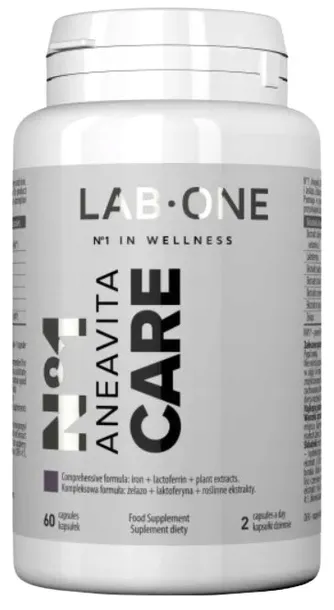 Lab One Aneavita Care Prawidłowa produkcja czerwonych krwinek 60 kapsułek