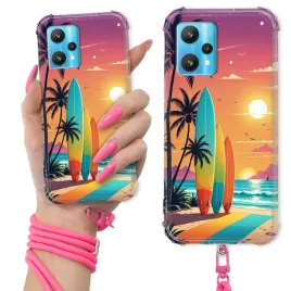 etui-do-realme-9-5g-anti-shock-crossbody-smycz-pink-beach-wakacyjne-letnie