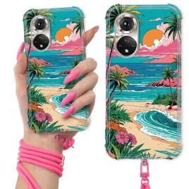 etui-do-huawei-honor-50-anti-shock-crossbody-smycz-pink-wakacyjne-beach-wz