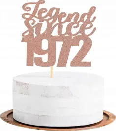 toper-na-tort-51-urodziny-rozowe-zloto