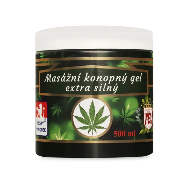 Żel Konopny Ekstra Silny Rozgrzewający na Bóle Mięśni Putorius 500 ml
