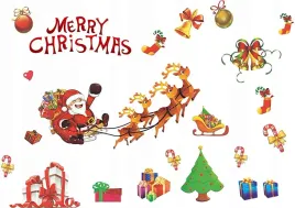 naklejki-samoprzylepne-na-okno-swieta-mikolaj-sanie-ozdoby-160x70cm