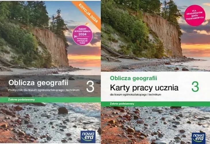 Oblicza geografii 3 KOMPLET Z. Podstawowy NOWA ERA Edycja 2024