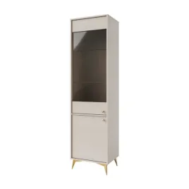 witryna-szklana-2-drzwiowa-do-salonu-sypialni-sakai-1-2f-t101-bezowy