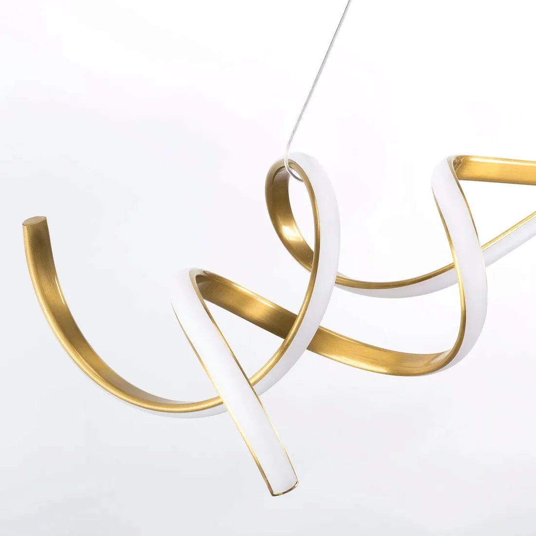 toolight-lampa-wiszaca-led-app1777-cp-gold-stan-nowy