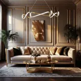 toolight-lampa-wiszaca-led-app1777-cp-gold-srednica-szerokosc-klosza-90-cm