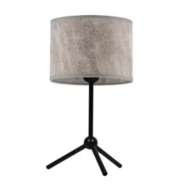 lampka-nocna-biurkowa-abazur-nowoczesna-led-e27-szara