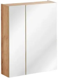 szafka-lazienkowa-z-lustrem-meble-lazienkowe-capri-842-dab-craft-zloty