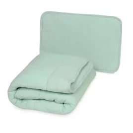 kolderka-niemowleca-100x135-poduszka-40x60-muslin-mieta