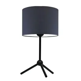 lampka-nocna-biurkowa-abazur-nowoczesna-led-e27-granatowa