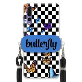 etui-do-huawei-p20-pro-case-uchwyt-prostokatny-black-smycz-butterfly-motyle