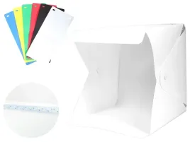 namiot-bezcieniowy-23cm-studio-do-zdjec-lampy-led-23x23cm-6-kolorow-tla
