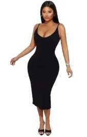 shein-damska-sukienka-czarna-tuba-midi-na-ramiaczkach-l-1dj