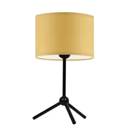 lampka-nocna-biurkowa-abazur-nowoczesna-led-e27-musztardowa