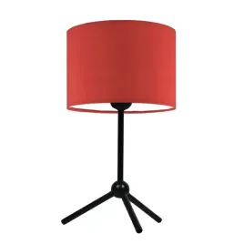 lampka-nocna-biurkowa-abazur-nowoczesna-led-e27-czerwona
