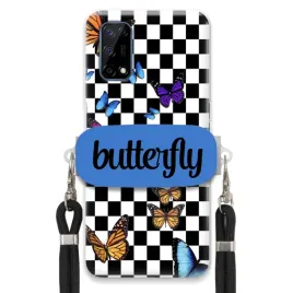 etui-do-realme-7-5g-case-uchwyt-prostokatny-czarna-smycz-butterfly-motyle