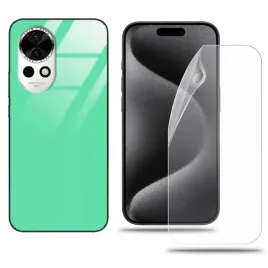 etui-do-huawei-nova-12-case-mietowy-zestaw-folia-hydrozelowa-komplet-trend