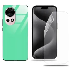 etui-do-huawei-nova-12-pro-case-mietowy-zestaw-folia-hydrozelowa-komplet