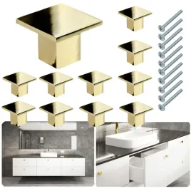 galka-meblowa-kwadratowa-uchwyt-meblowy-zloty-polysk-loft-zlota-galki-x10