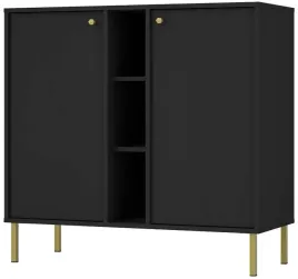 komoda-okinawa-ii-822-czarny-grafit-nogi-proste