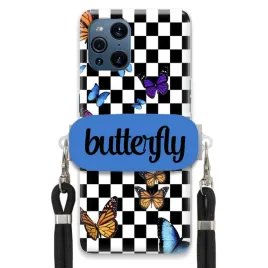 etui-do-oppo-find-x3-case-uchwyt-prostokatny-czarna-smycz-butterfly-motyle
