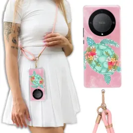 etui-do-huawei-honor-magic-5-lite-crossbody-skorzana-smycz-rozowe-kobiece