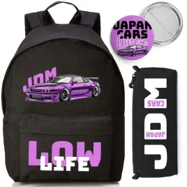 zestaw-szkolny-plecak-piornik-pin-japan-cars-na-co-dzien-do-szkoly