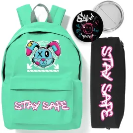 zestaw-szkolny-plecak-mietowy-piornik-pin-stay-safe-do-szkoly-mlodziezowy