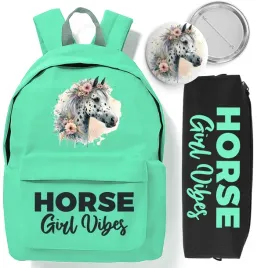 zestaw-szkolny-plecak-mietowy-piornik-pin-horse-girl-vibes-do-szkoly-modny