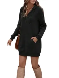 shein-damska-sukienka-czarna-przed-kolano-z-kapturem-40-42-1di