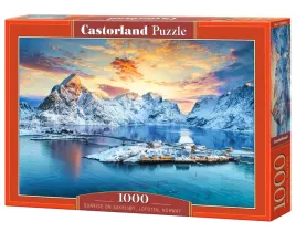 puzzle-castorland-1000-el-sunrise-on-sakrisoy-lofoten-norway