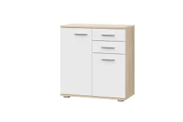 komoda-szafka-drzwi-szuflady-bialy-dab-sonoma-69-salon-fun-kd-2-meble-craft