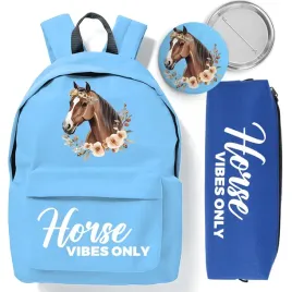 zestaw-plecak-niebieski-piornik-granatowy-pin-horse-vibes-only-do-szkoly