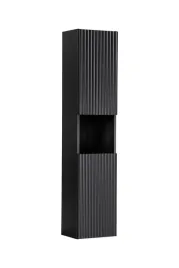 szafka-lazienkowa-wysoka-czarna-mat-140cm-wiszaca-2-drzwi-ryflowana