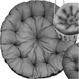 poduszka-na-fotel-wiszacy-krzeslo-kokon-okragla-szara-ogrodowa-miekka-110cm