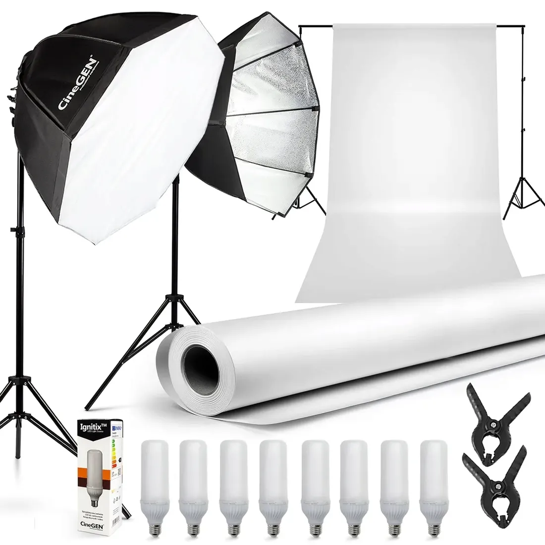 zestaw-z-tlem-prosetup-8x85w-led-octa-80cm