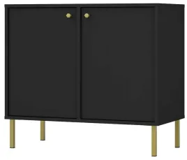 komoda-okinawa-ii-812-czarny-grafit-nogi-proste