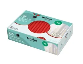 bolsius-swieca-szpic-czerwona-100-szt-7h-palenia