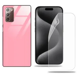etui-do-samsung-note-20-case-rozowy-zestaw-folia-hydrozelowa-komplet-trend