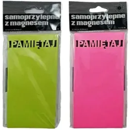 karteczki-samoprzylepne-pamietaj-z-magnesem-75x150mm-51k-neon-2-sztuki