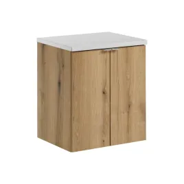 szafka-lazienkowa-pod-umywalke-50-cm-dab-coast-evoke-z-bialym-blatem