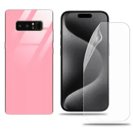 etui-do-samsung-note-8-case-rozowy-zestaw-folia-hydrozelowa-komplet-trend