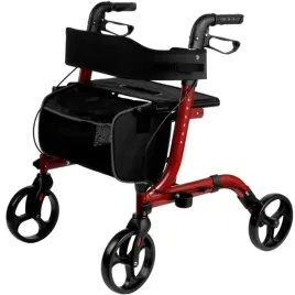 balkonik-chodzik-rehabilitacyjny-na-kolkach-skladany-dla-seniora-czerwony