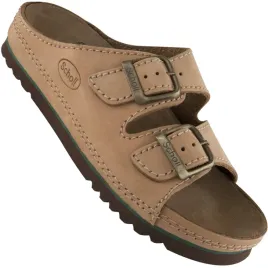 scholl-air-bag-wygodne-klapki-medyczne-brazowy-43