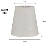 abazur-maly-stozek-len-e14-12cm-stan-nowy