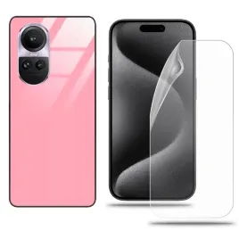 etui-do-oppo-reno-10-pro-case-rozowy-zestaw-folia-hydrozelowa-komplet-hit