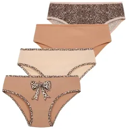 majtki-dziewczece-figi-bawelniane-mini-panterka-4-pak-moraj-146-152