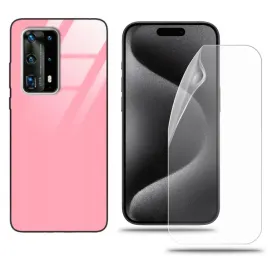etui-do-huawei-p40-pro-plus-case-rozowy-zestaw-folia-hydrozelowa-komplet