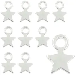 zawieszki-charms-gwiazdki-zawieszka-gwiazda-gwiazdka-wisiorek-srebrne-12szt